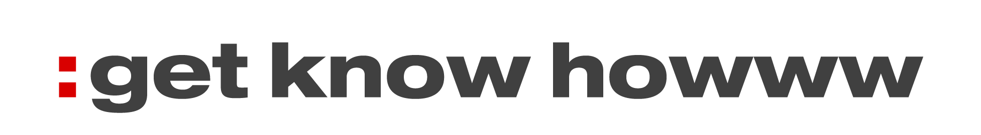 Logo get know howww